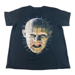 HELLRAISER INFERNO horror graphic tee black PINHEAD Miramax 2015 No TAG SZ M